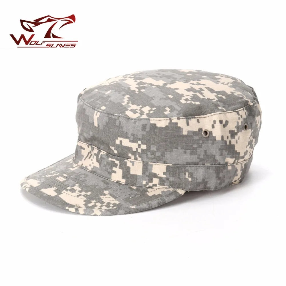 Tactical Hats US Cap Camo Baseball Cap Multiple Camouflage Hats for Men ATACS FG Hat Air-soft Hunting Accessories