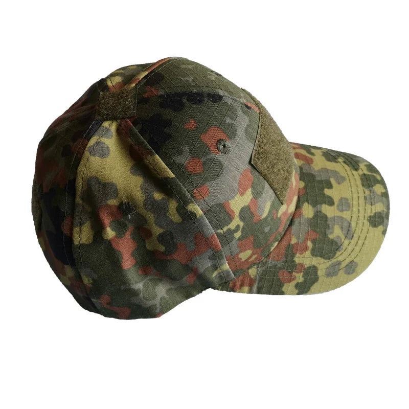 Adjustable Baseball Cap Tactical Army Cap Summer Sunscreen Hat Camouflage Military Airsoft Hunting Camping Hiking Fishing Caps