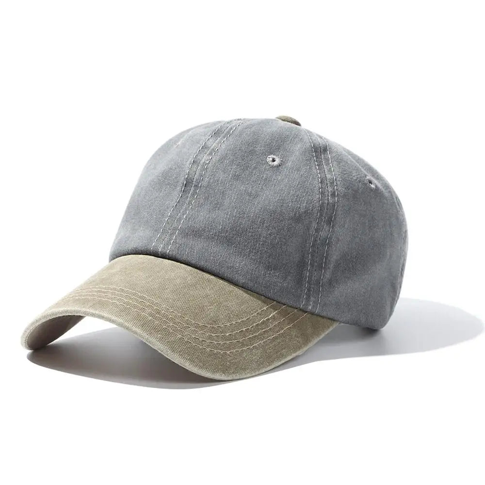 Distressed Faded WASHED DENIM Hat Vintage Men Women Trucker Baseball Caps