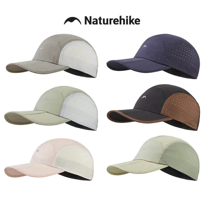 Naturehike Hiking Hat Summer Thin Breathable Mesh Baseball Caps for Men Women Outdoor Camping Fishing Running Sun Protection