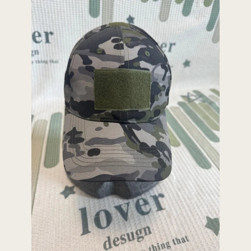 Outdoor Tactical New Australian City Camouflage Baseball Cap Adjustable Military Style with Hook and Loop Patch Panel