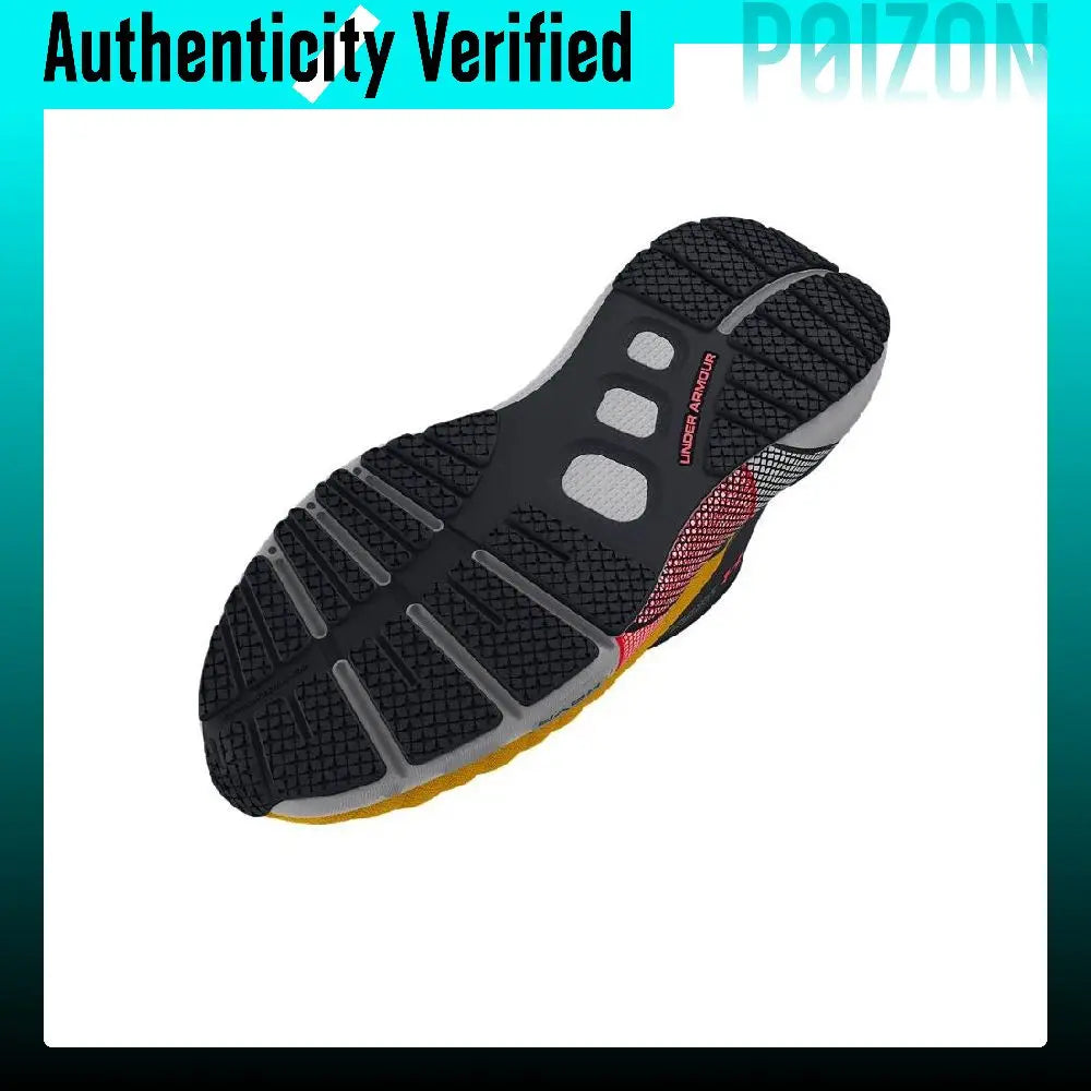 Under Armour HOVR Phantom 3 Comfortable Fabric Abrasion Resistant Breathable Mid top Running Shoes Unisex Gold 3026802-700
