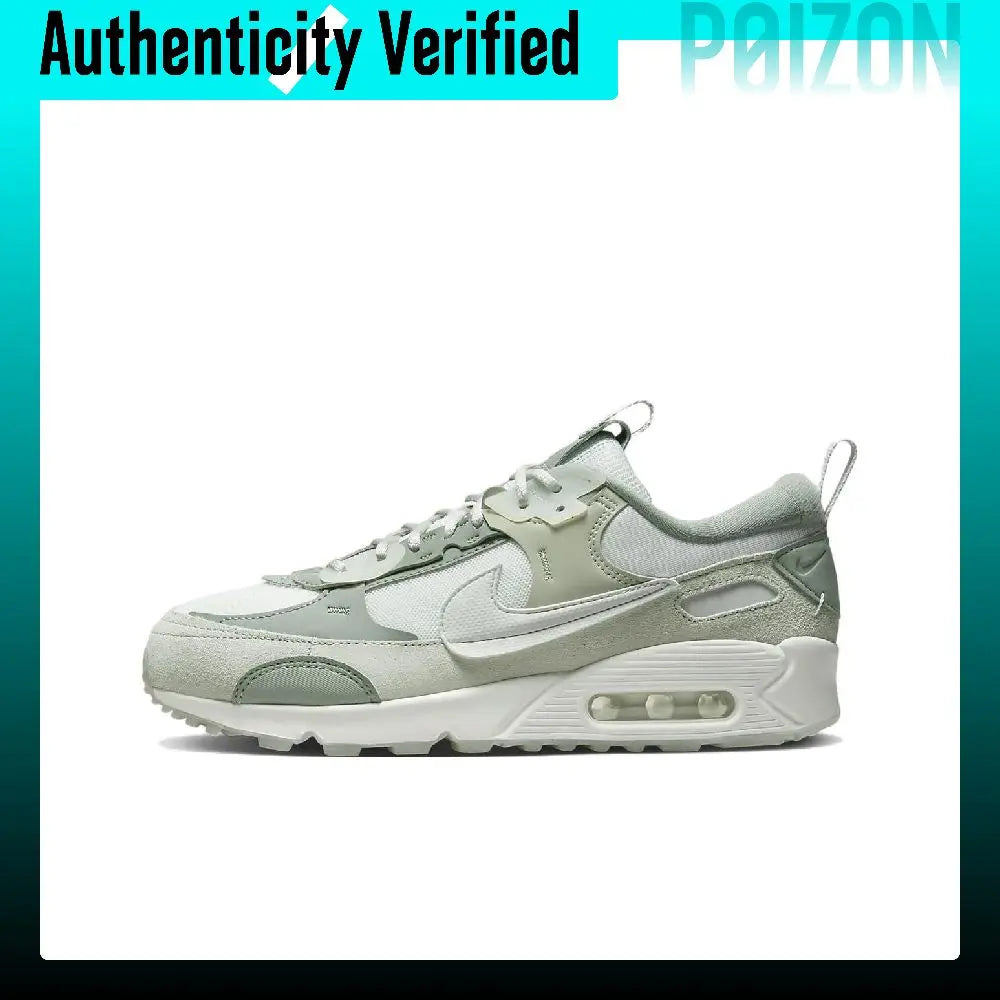 Nike Air Max 90 Casual Shoes Women's Low-top Green White DM9922-105