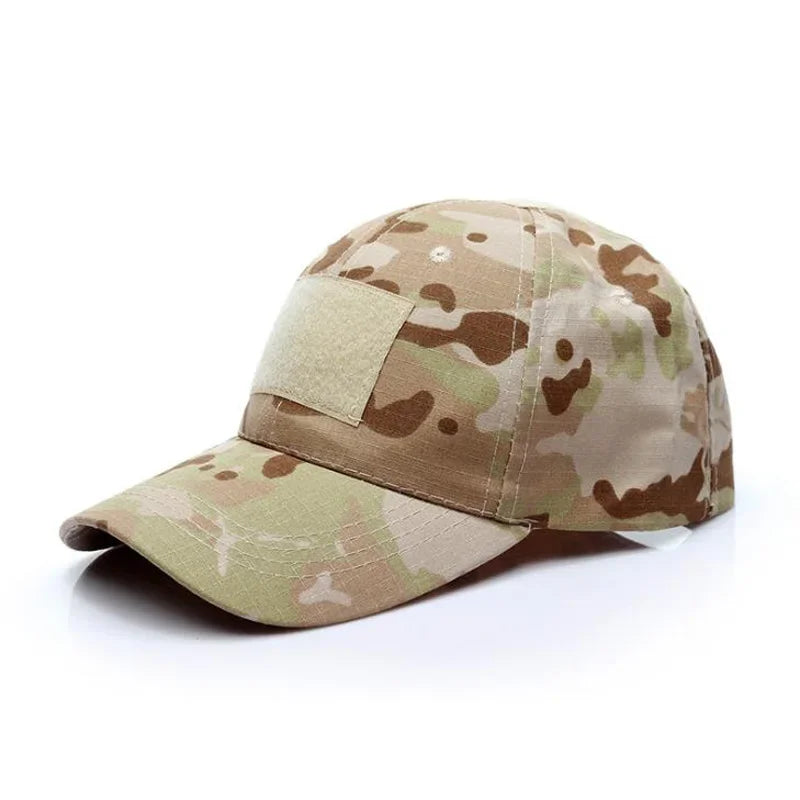 Adjustable Baseball Cap Tactical Army Cap Summer Sunscreen Hat Camouflage Military Airsoft Hunting Camping Hiking Fishing Caps