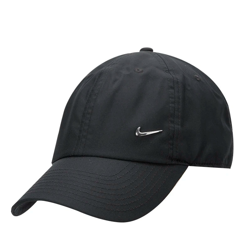 Nike Club Cap Unisex Fashionable Peaked Cap Sports Casual Sun Hat Black Baseball Cap Fb5372-010