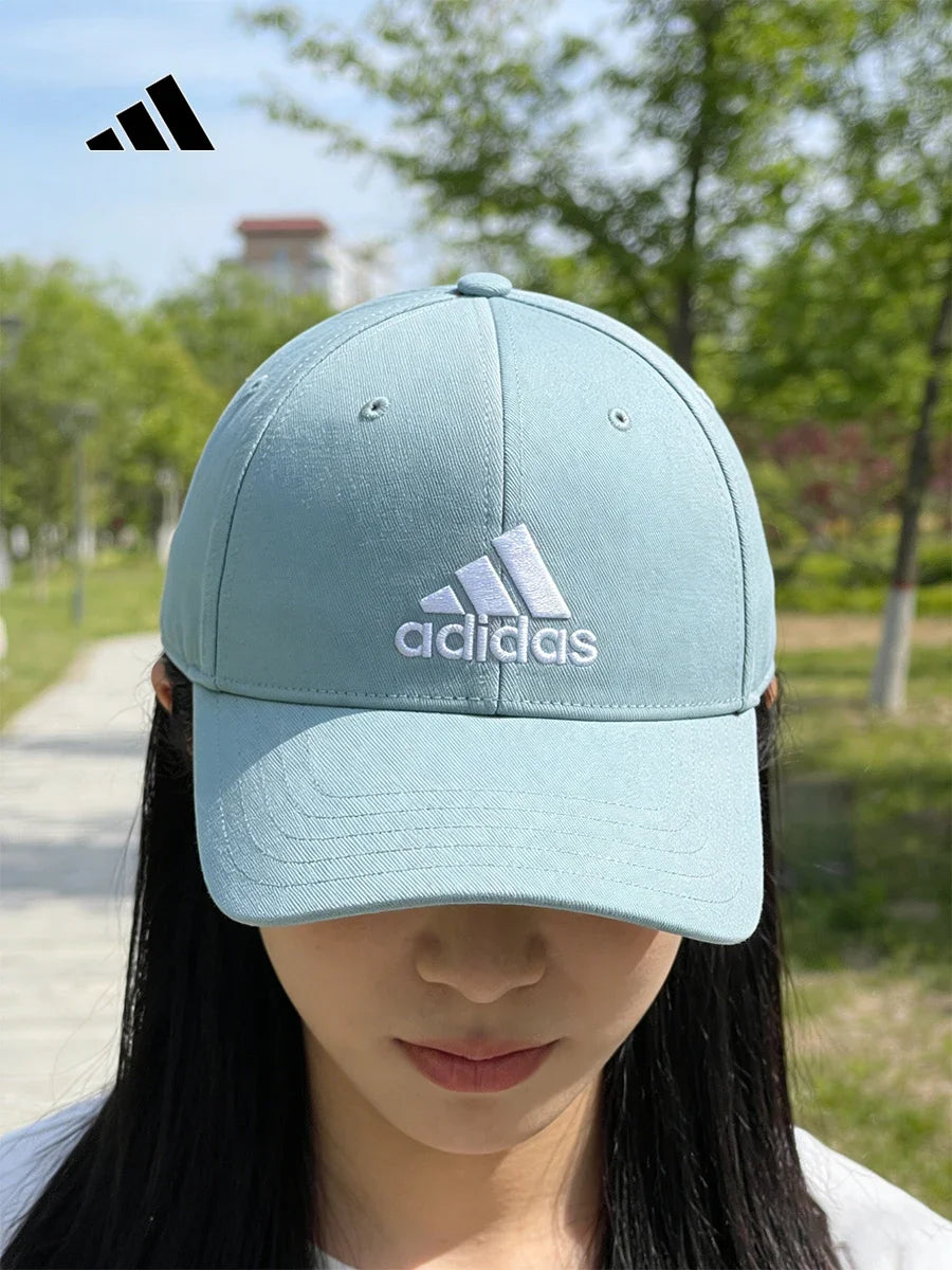 Adidas Unisex Outdoor Sun Protection Baseball Cap 2026 Spring New Adjustable Strap Fashion Breathable Sports Casual Hat HD7234
