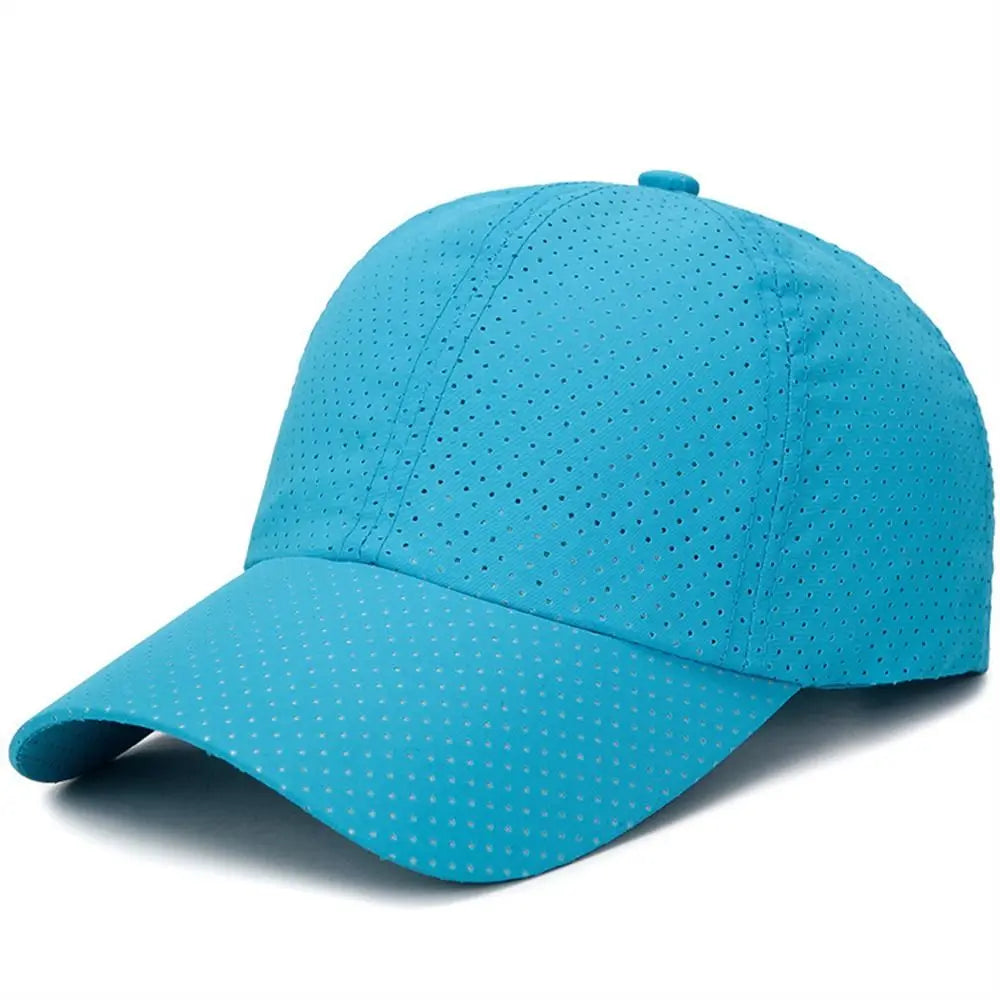 Sun Hat Quick Dry Baseball Cap Breathable Adjustable Outdoor Hat Snapback Thin Mesh Sports Caps Hiking Camping
