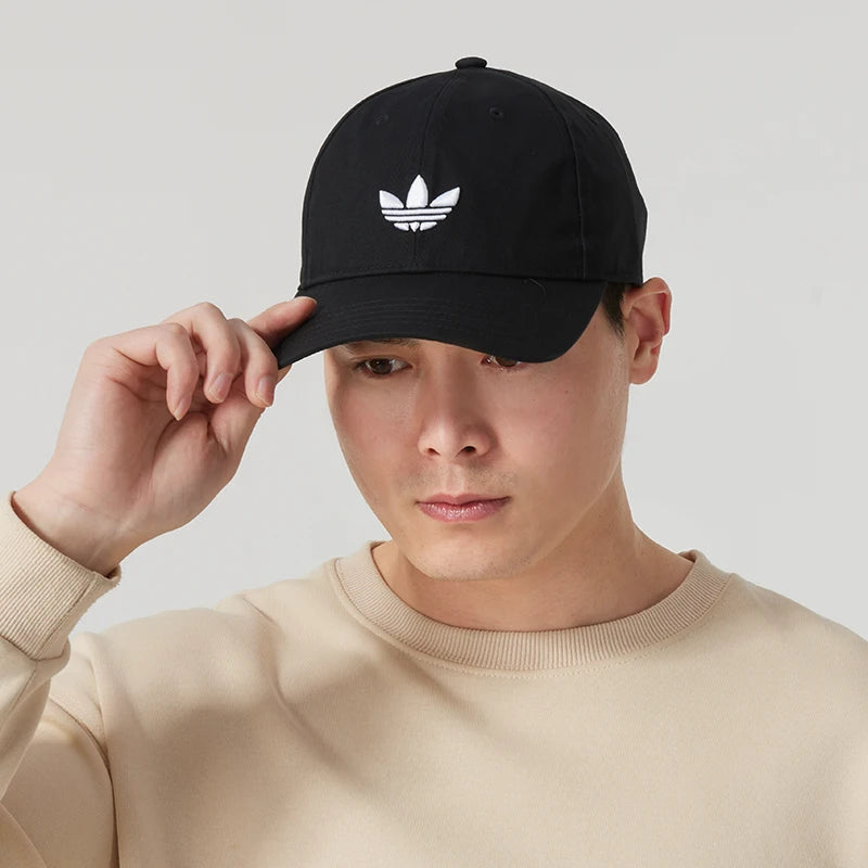 Adidas Men's and Women's Hats Baseball Cap Ac Couple Sports Hats Sun Protection Visor Casual Baseball Cap Jc6023