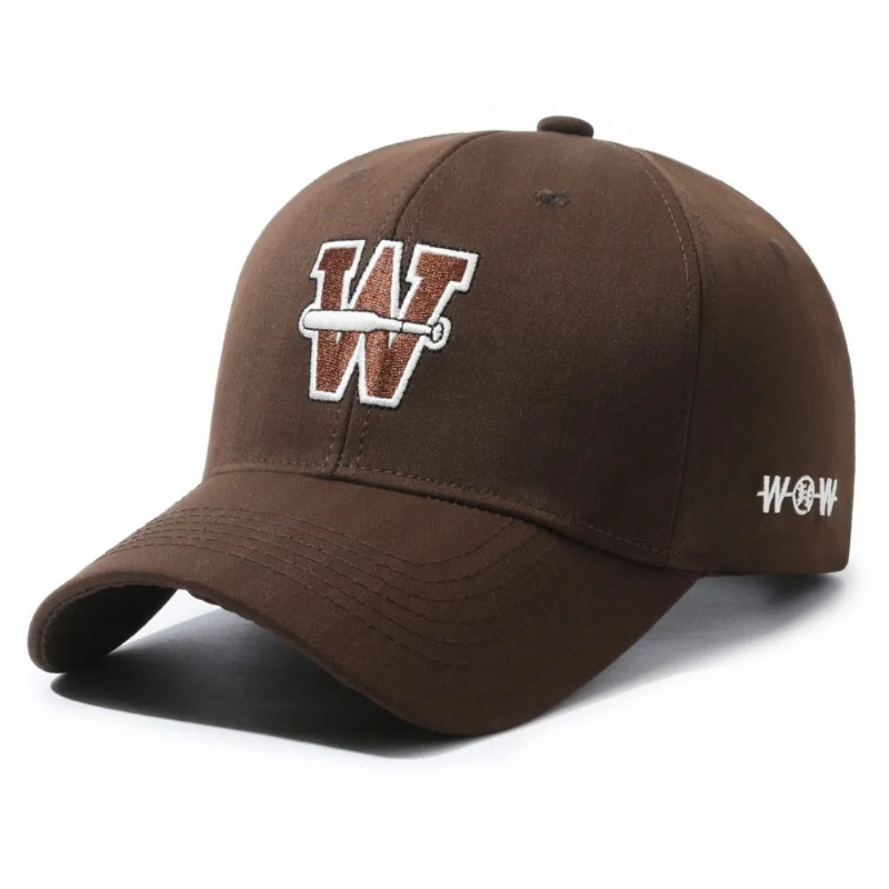 Fashion Cotton Hip Hop Sunscreen Hats Adjustable Washable W Letter Trucker Cap Comfortable Soft Sport Baseball Caps Summer