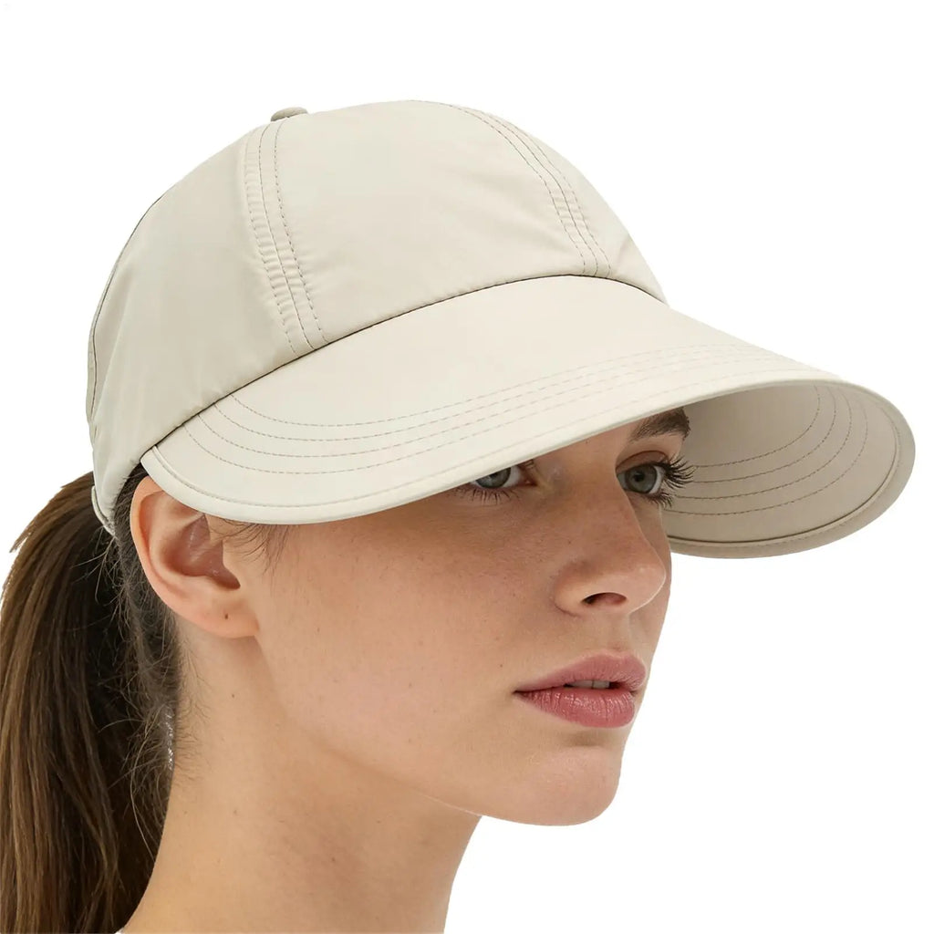 Sun Protection Baseball Cap Outdoor UV Protection Women Sun Hat Wide Brim Sunshade Hat For Beach Garden Cycling