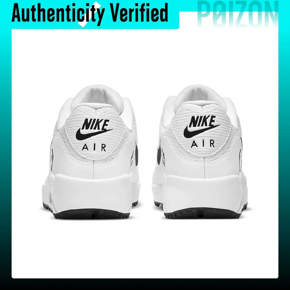 Nike Air Max 90 Running Shoes Unisex Low-top White/Black CU9978-101