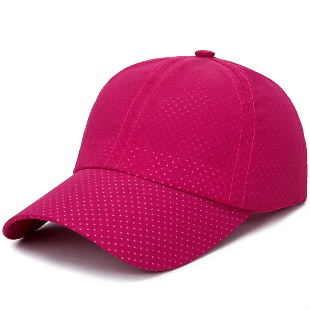 Sun Hat Quick Dry Baseball Cap Adjustable Breathable Outdoor Hat Thin Mesh Snapback Sports Caps Running Hiking