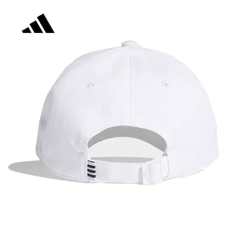 Adidas 3-Stripes Twill Baseball Cap Unisex UV Protection Adjustable Outdoor Casual Sports Hat FQ5411
