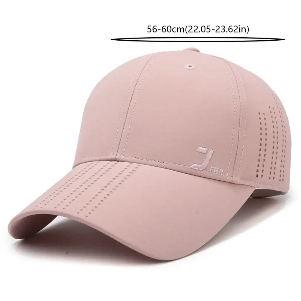 Polyester Mesh Baseball Hats Adjustable Washable Sport Duck Tongue Cap Letters Versatile Quick Drying Baseball Caps Travel Beach