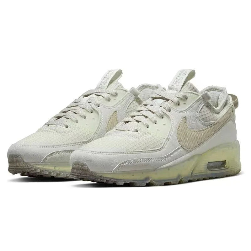 Nike Air Max 90 Terrascape 'Pomegranate' Retro Durable Breathable Low-Cut Airmax Casual Running Shoes Women's DC9450-001