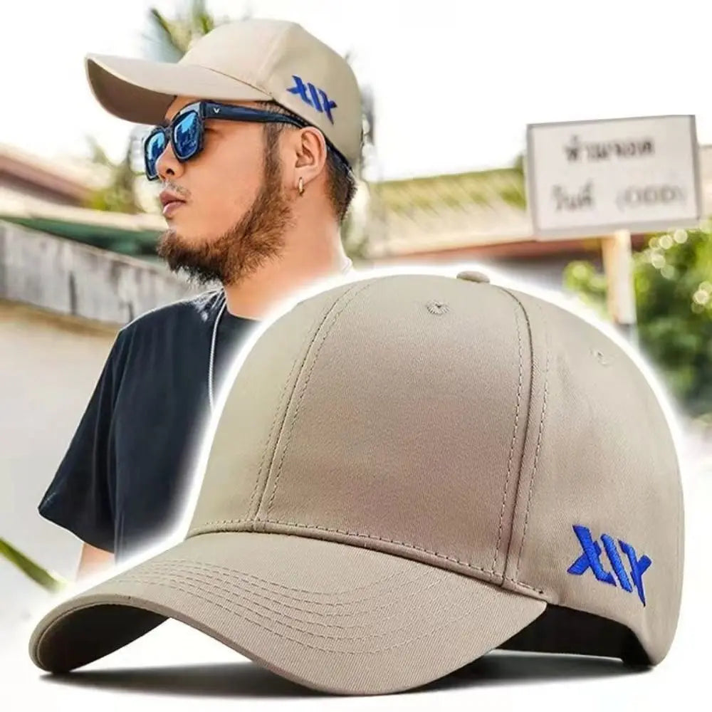 Cotton Hip Hop Sunscreen Hats Washable Letters Casual Snapback Caps Versatile Sun Protection Large Size Baseball Caps Unisex