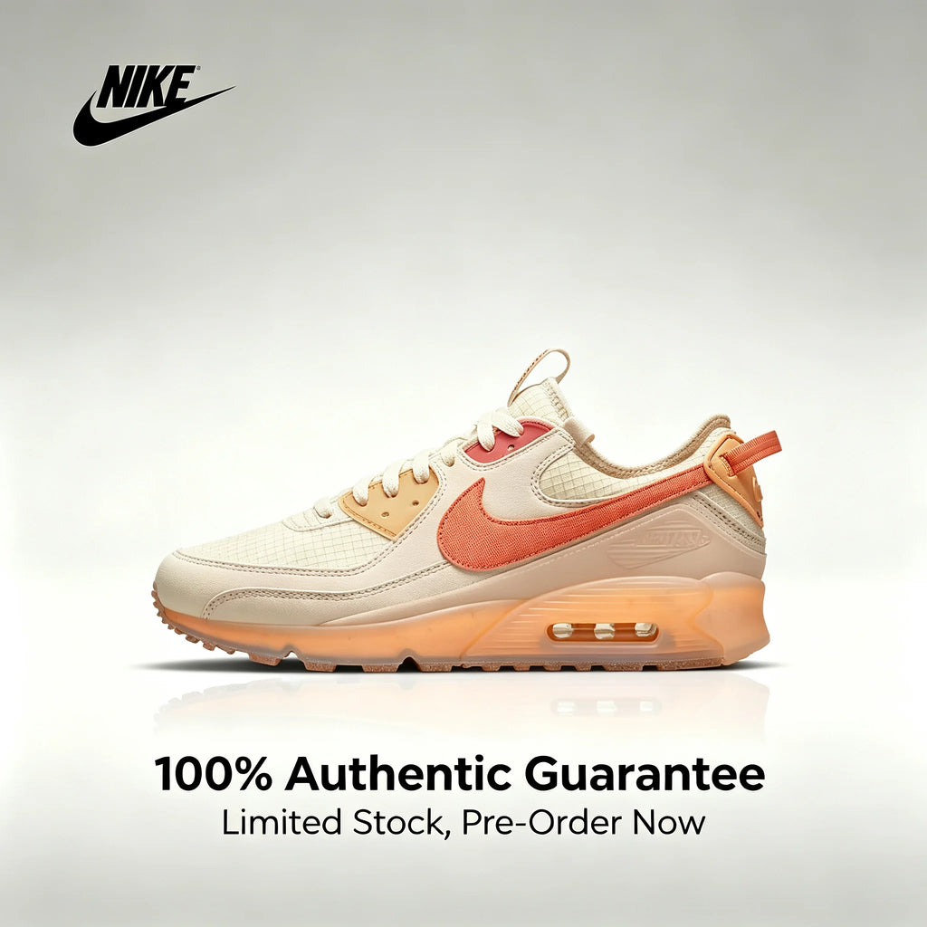Nike Air Max 90 'Fuel Orange' Retro Low-Top Running Shoes for Men DH2973-200