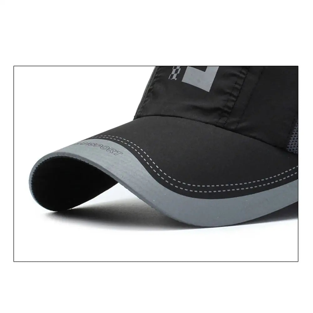 Hiking Breathable Quick Dry Cap Waterproof Adjustable Baseball Cap Snapback Sun Protection Sports Hat Running