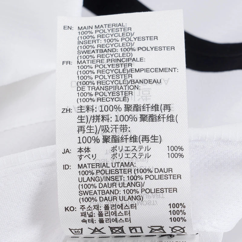 Adidas baseball cap for men and women, breathable casual quick-dry sports cap, duckbill cap KD6975