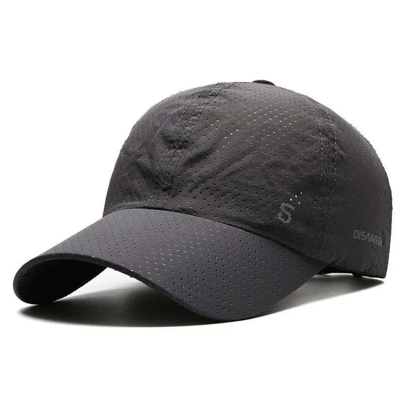 New style running hat - thin, quick-drying, breathable, baseball cap for outdoor use, suitable for summer fishing and sun protec