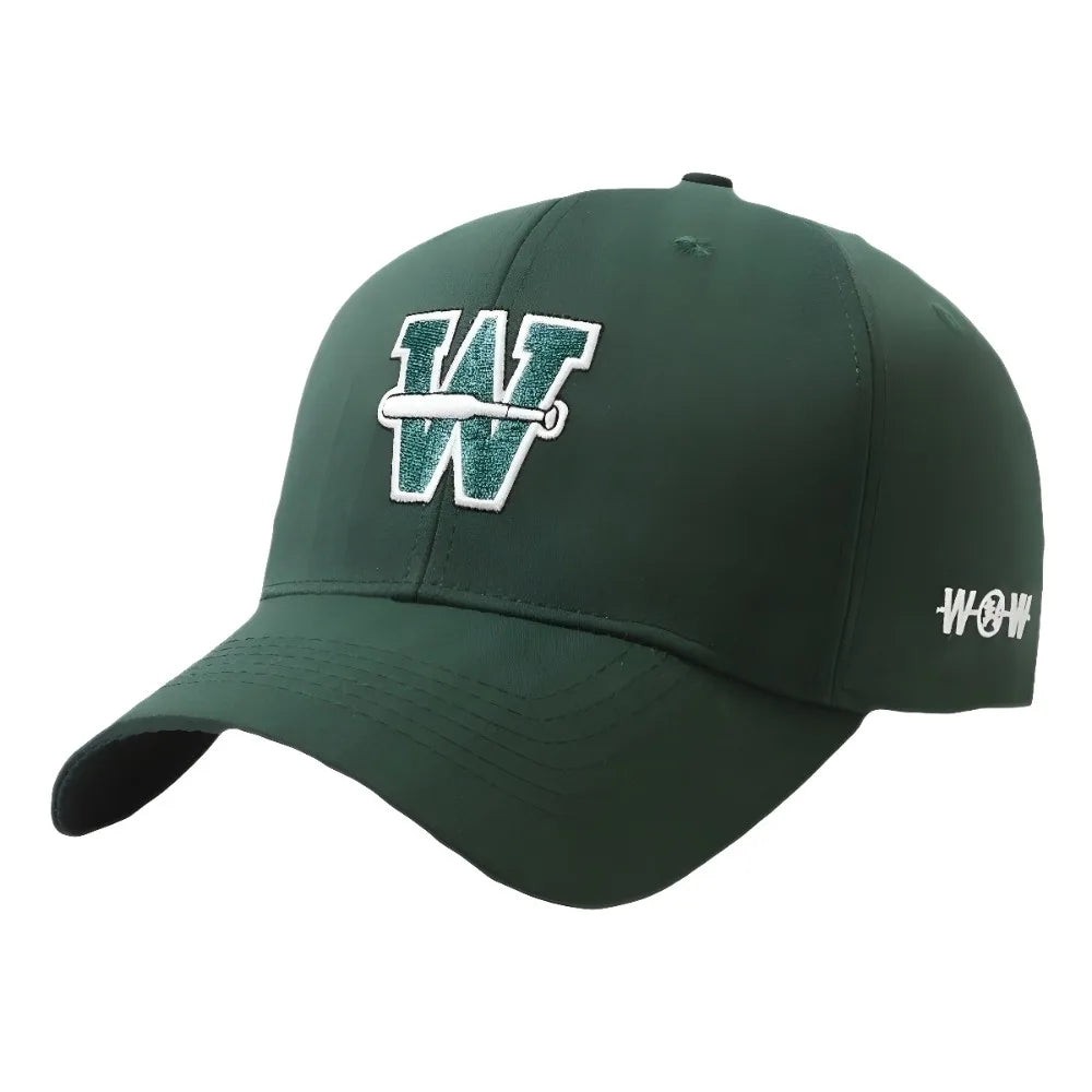 Fashion Cotton Hip Hop Sunscreen Hats Adjustable Washable W Letter Trucker Cap Comfortable Soft Sport Baseball Caps Summer