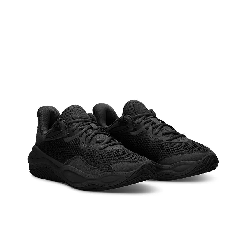 Under Armour Curry Splash 24 Abrasion Resistant Breathable Low top Basketball Shoes Unisex Black 3028193-001