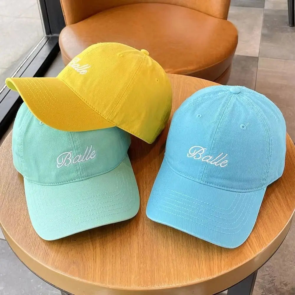 Breathable Dopamine Baseball Cap Adjustable Washable Vintage Duck Tongue Cap Versatile Korean Style Outdoor Snapback Hat