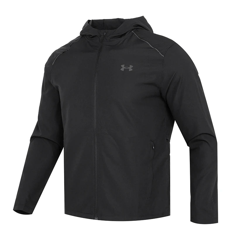 Underarmour Jacket Men's Outdoor Sportswear Daily Travel Running Training Windproof Casual Jacket 1376795-001