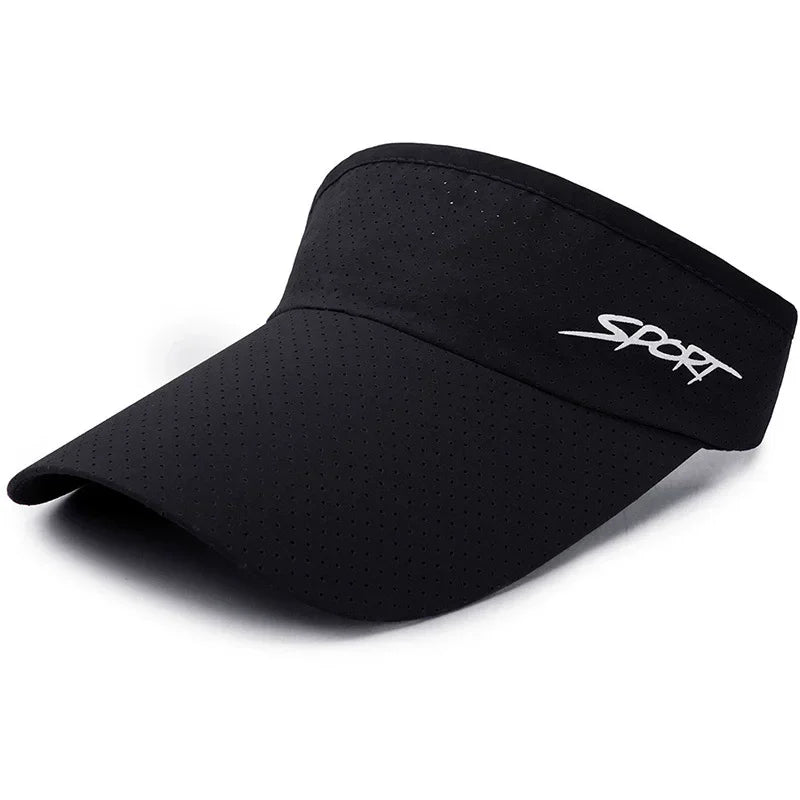 Letter Printed Top Empty Sports Tennis Sunhat Adjustable Sunshade Hat Visors Summer An-ti UV Quick Dry Running Golf Baseball Cap