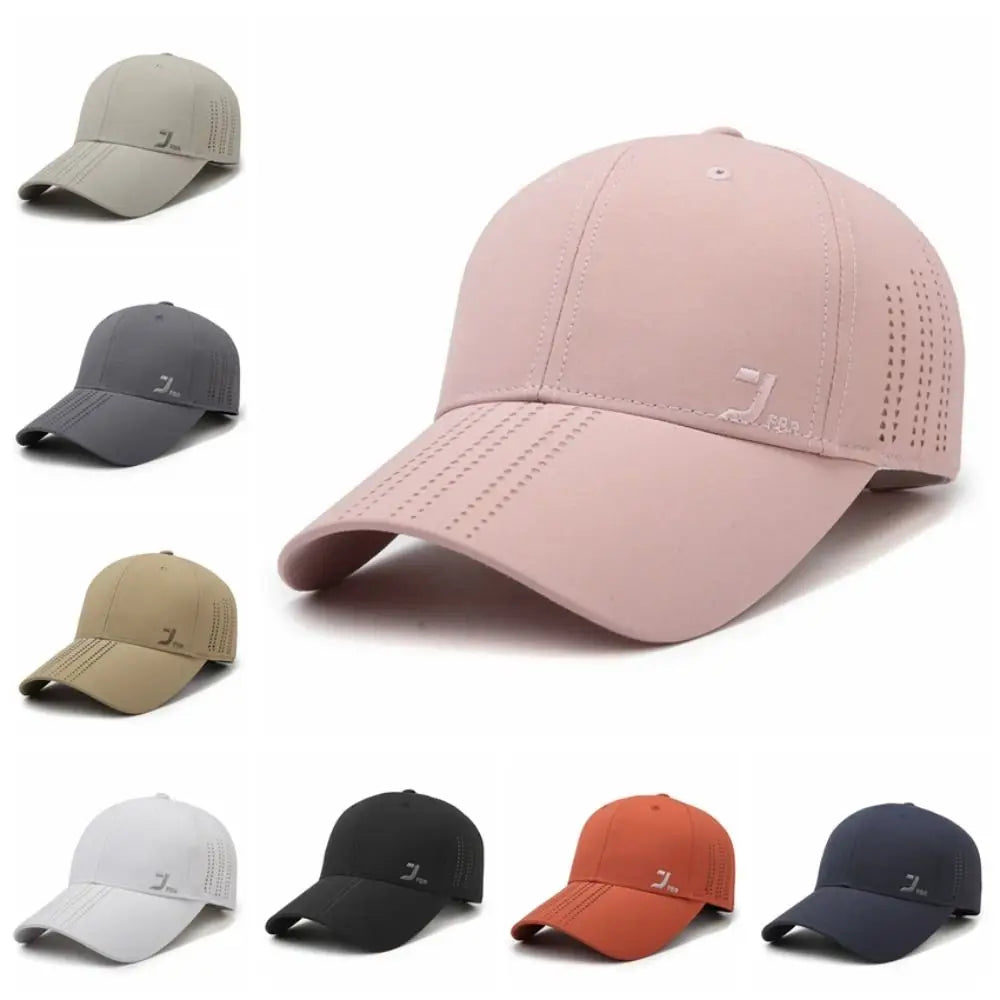 Polyester Mesh Baseball Hats Adjustable Washable Sport Duck Tongue Cap Letters Versatile Quick Drying Baseball Caps Travel Beach