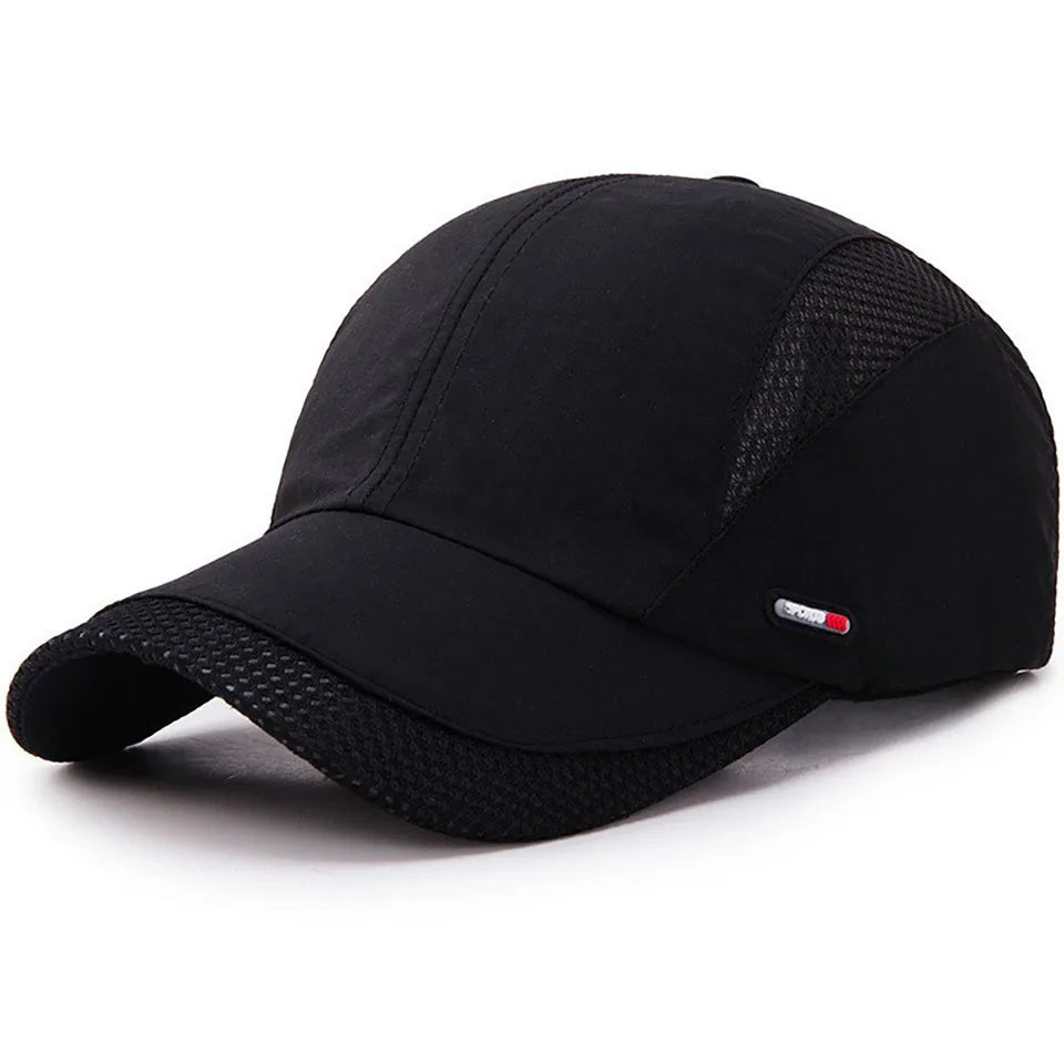 GOBYGO Sports Leisure Baseball Cap Quick-drying Hat Outdoor Commuting Running Sun Hat Mesh Breathable Summer Duck Tongue Cap