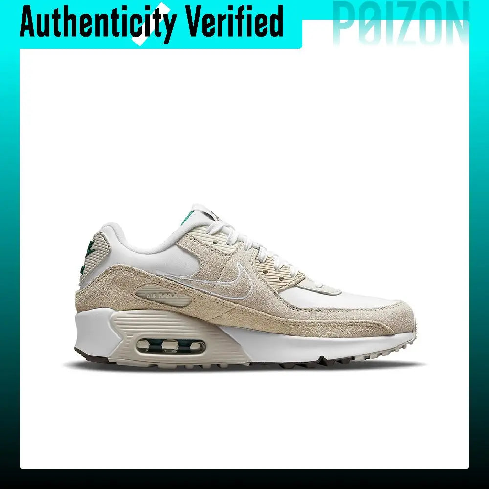Nike Air Max 90 Running Shoes Women's Low-top Sail White/Light Bone/White DB4179-100
