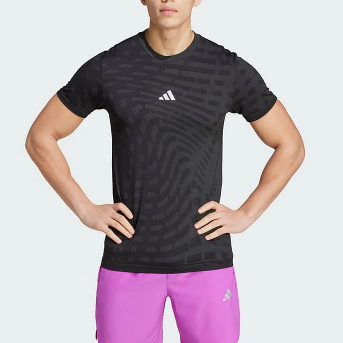 Adidas Authentic Current Season New Men's Moisture-Wicking Round Neck Short Sleeve T-Shirt IM7485