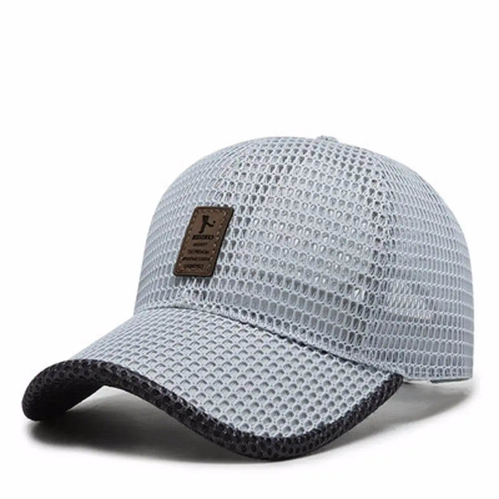 Black Women Adjustable Unisex Sport Hats Breathable Casual Sport Hats Cap Snapback Hats Mesh Cap Fishing Baseball Caps