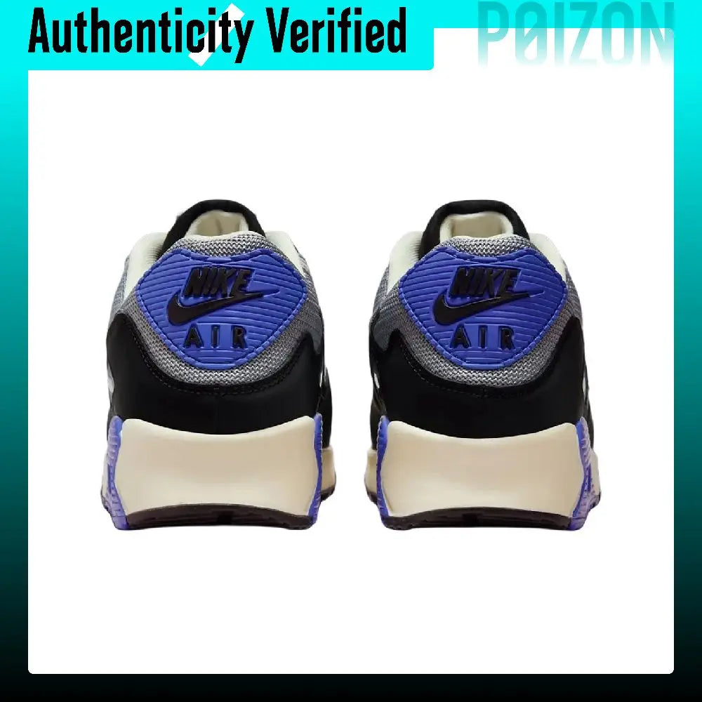 Patta X Nike Air Max 90 Running Shoes Men's Low-top Gray Blue HF8814-002