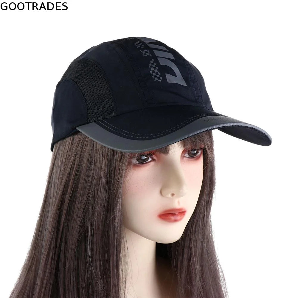 Hiking Breathable Quick Dry Cap Waterproof Adjustable Baseball Cap Snapback Sun Protection Sports Hat Running