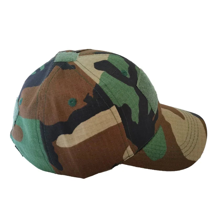 Adjustable Baseball Cap Tactical Army Cap Summer Sunscreen Hat Camouflage Military Airsoft Hunting Camping Hiking Fishing Caps