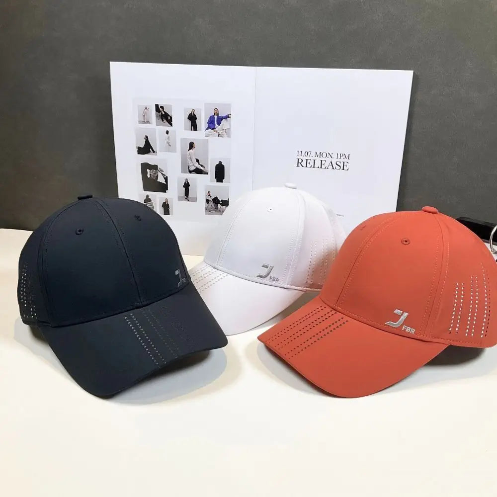 Polyester Mesh Baseball Hats Adjustable Washable Sport Duck Tongue Cap Letters Versatile Quick Drying Baseball Caps Travel Beach