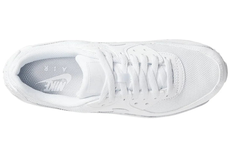 Nike Air Max 90 Abrasion Resistant Breathable Low top Casual Running Shoes Women's White CV8110-100