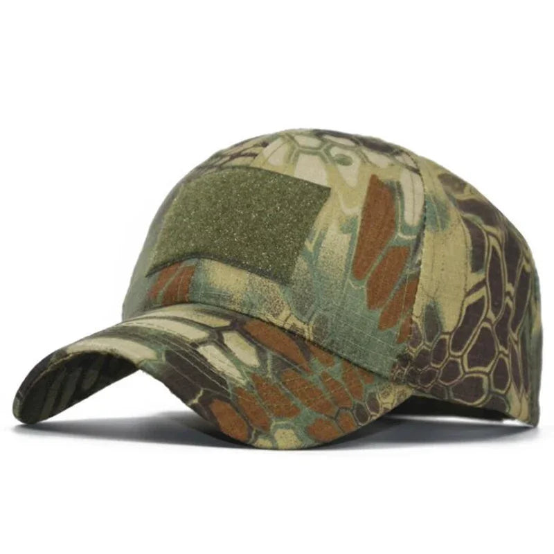 Adjustable Baseball Cap Tactical Army Cap Summer Sunscreen Hat Camouflage Military Airsoft Hunting Camping Hiking Fishing Caps