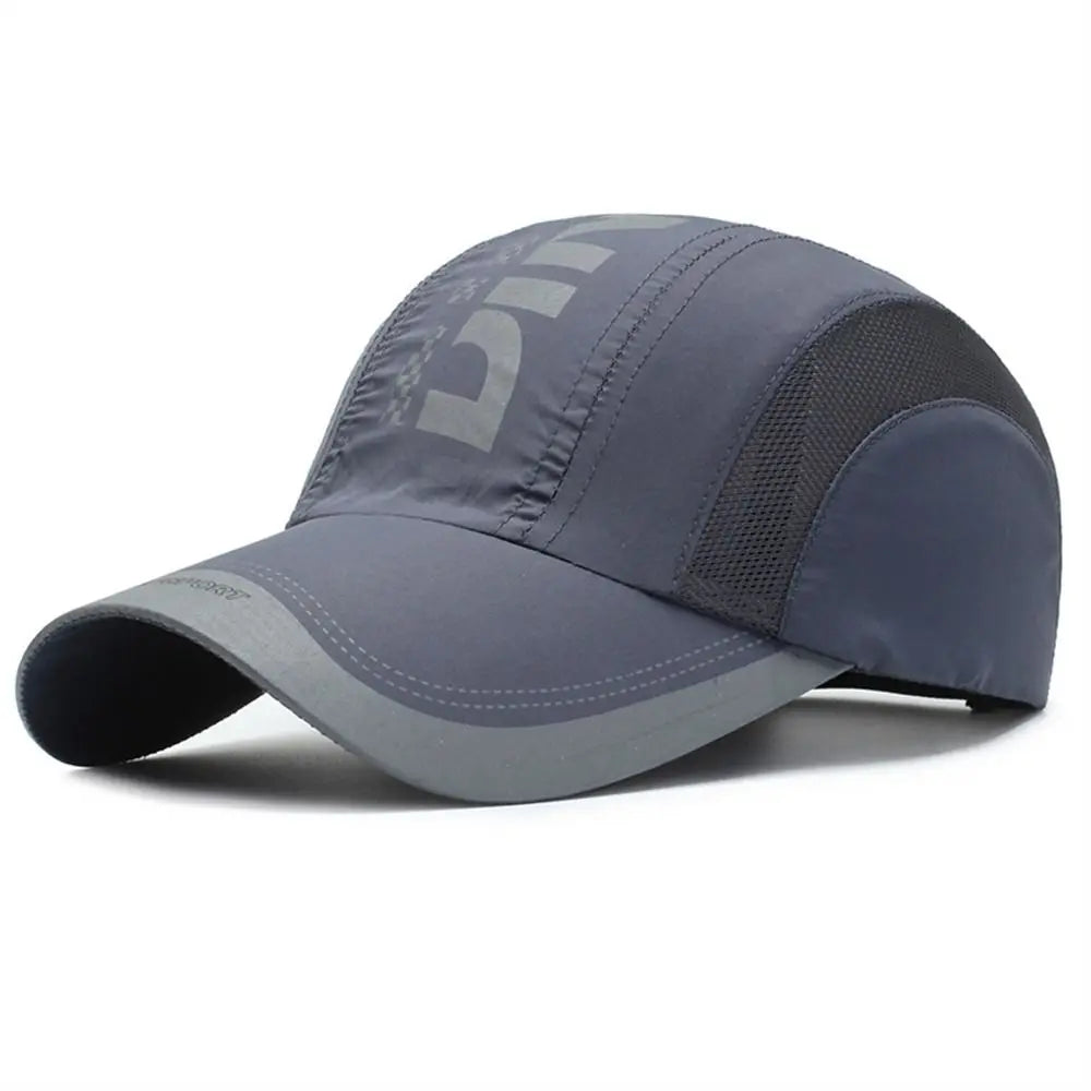 Hiking Breathable Quick Dry Cap Waterproof Adjustable Baseball Cap Snapback Sun Protection Sports Hat Running