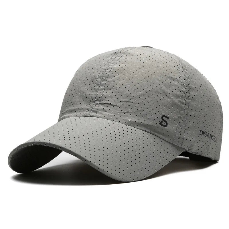 New style running hat - thin, quick-drying, breathable, baseball cap for outdoor use, suitable for summer fishing and sun protec