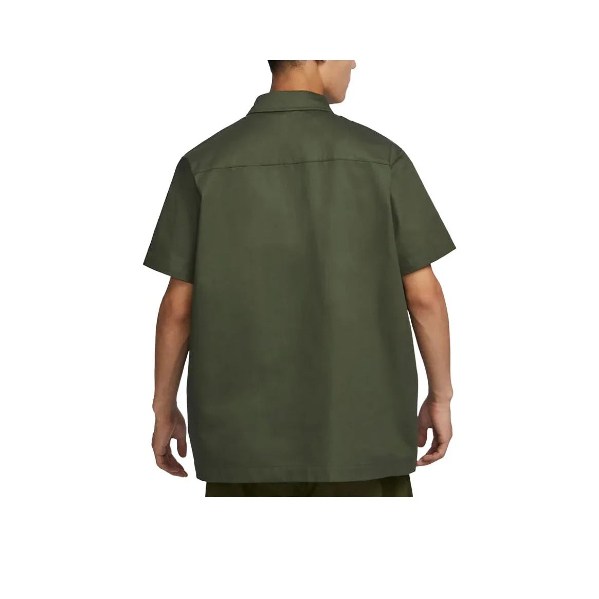 Nike Shirts Men's Khaki Green Pointed Collar Moderate Workwear DX3341-325