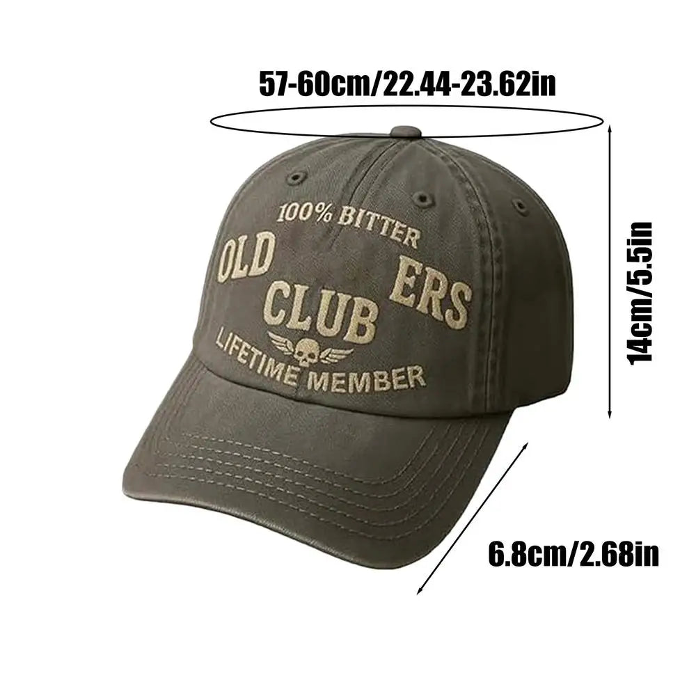 Baseball Caps Adjustable Bold Embroidery Caps Winter Baseball Hat For Family Friends Adults Boyfriend Father Outdoor Travel