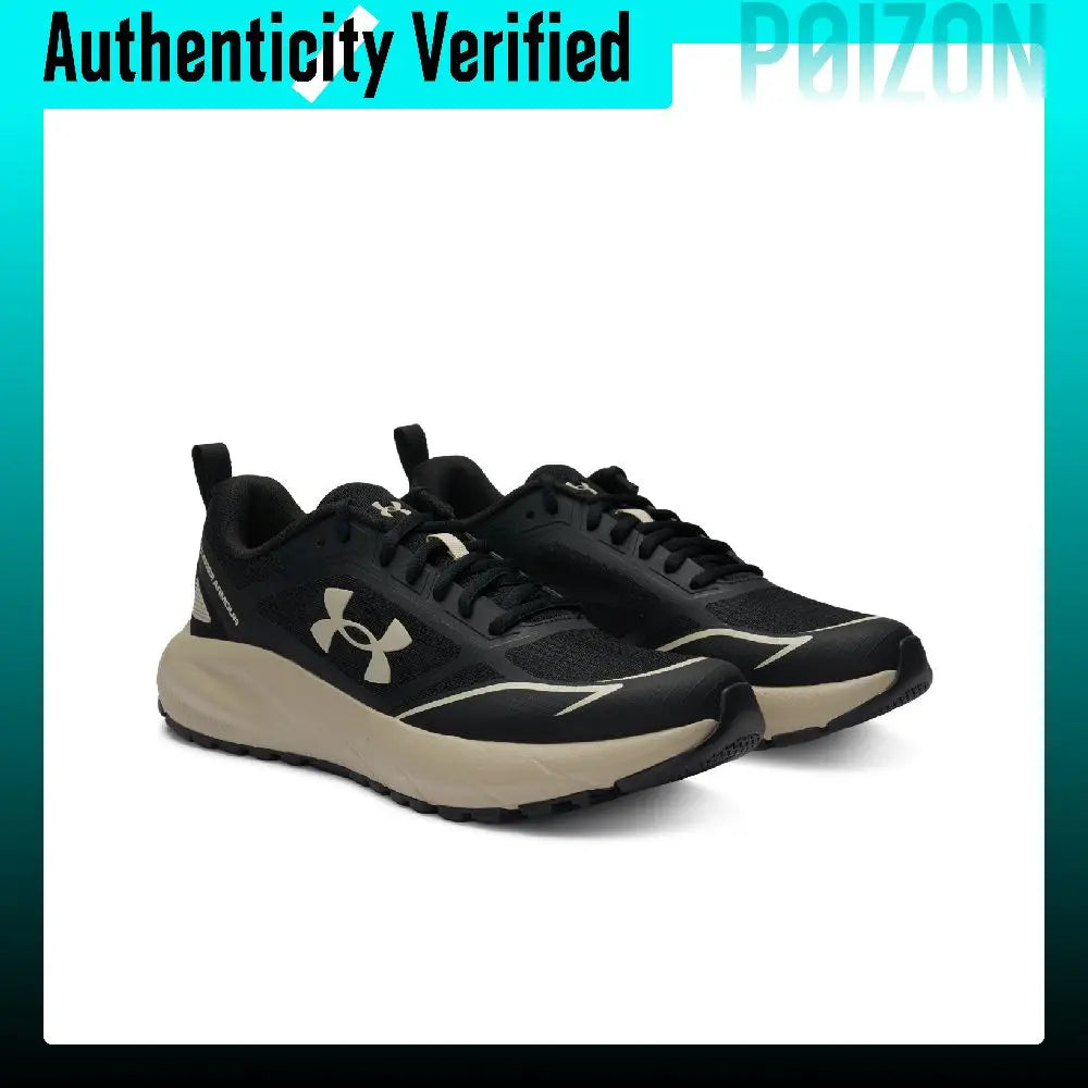 Under Armour Abrasion Resistant Slip Resistant Breathable Low top Outdoor Shoes Unisex Black 6014042-001