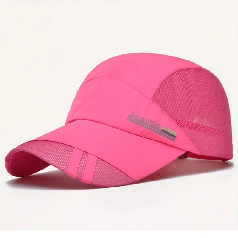 Summer Lightweight Baseball Cap Breathable Adjustable Sun Hat for Outdoor Sports