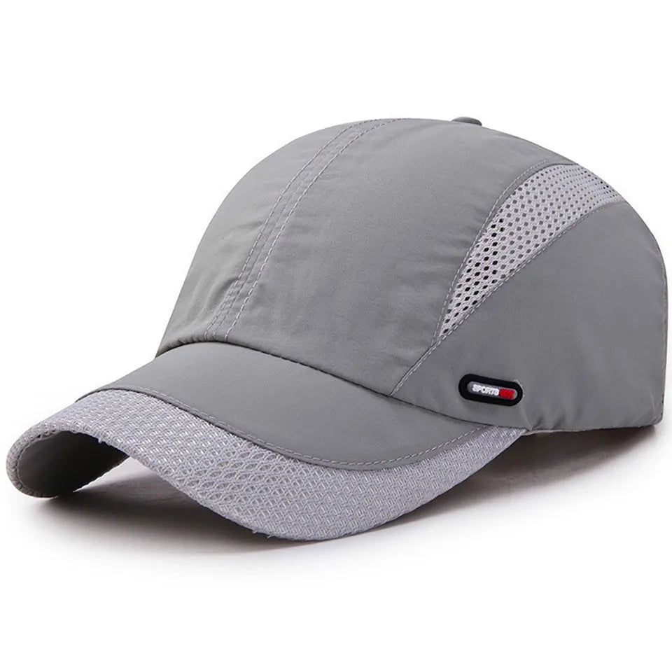 GOBYGO Sports Leisure Baseball Cap Quick-drying Hat Outdoor Commuting Running Sun Hat Mesh Breathable Summer Duck Tongue Cap