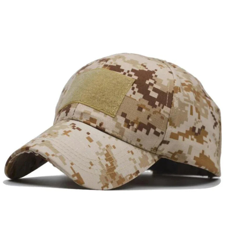 Adjustable Baseball Cap Tactical Army Cap Summer Sunscreen Hat Camouflage Military Airsoft Hunting Camping Hiking Fishing Caps