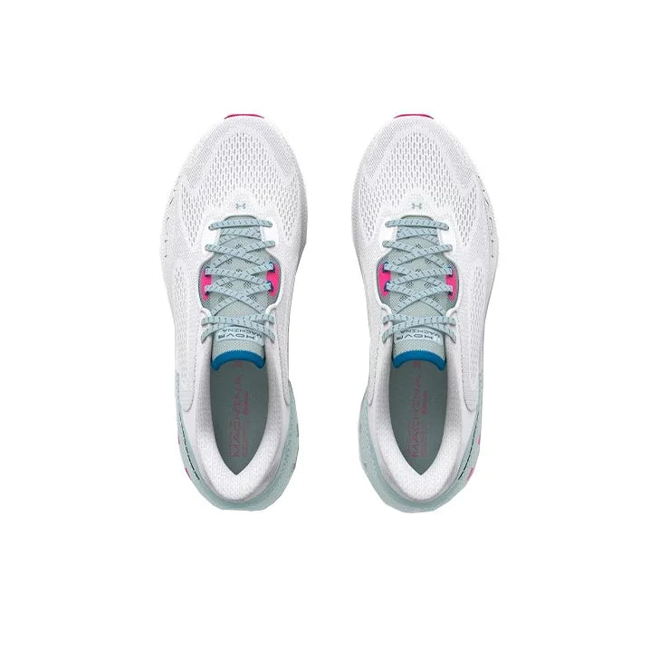 Under Armour HOVR Machina 3 Cushioning Abrasion Resistant Breathable Low top Casual Running Shoes Women's White Pink 3024907-103