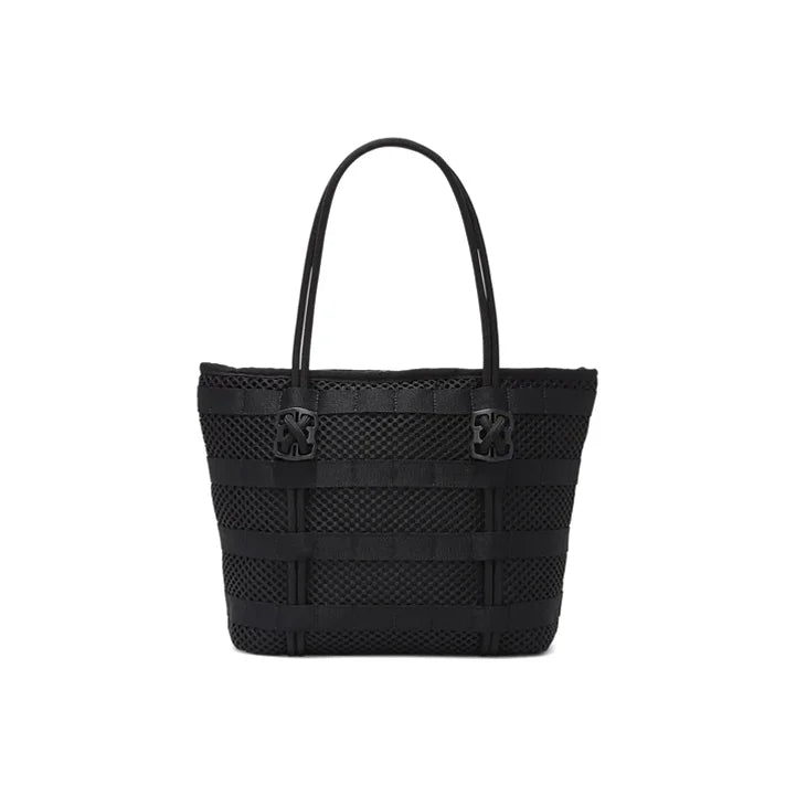 Nike Air Tote Bag Large Capacity Polyester Tote Bag, Shopping Bag, Shoulder Bag, Handbag Unisex Pure Black CU2607-010